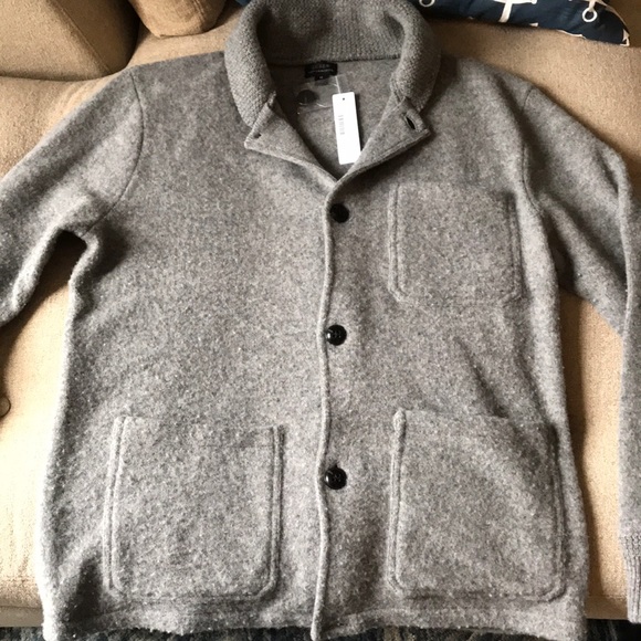 J Crew Lambs Wool Errand Jacket Mens 